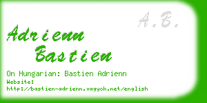 adrienn bastien business card